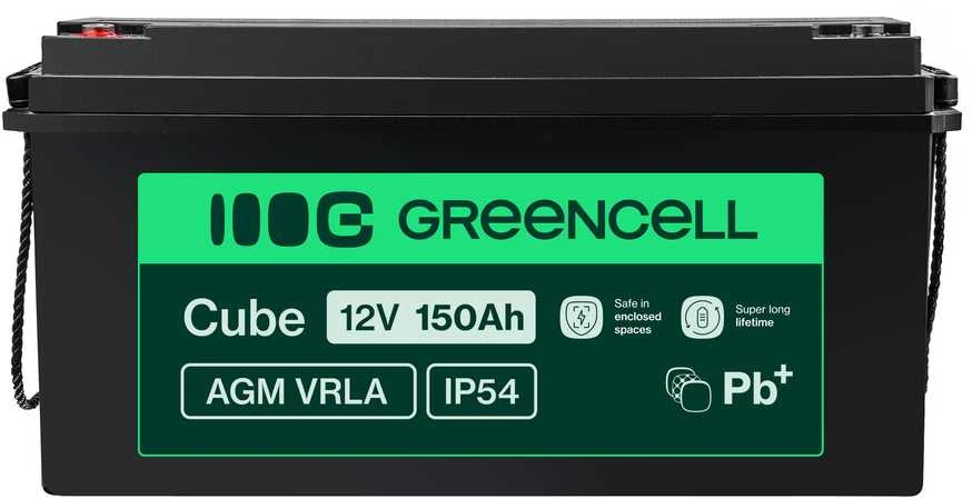 Green Cell Žalias Cell GREENCELL Baterija AGM 12V 150Ah