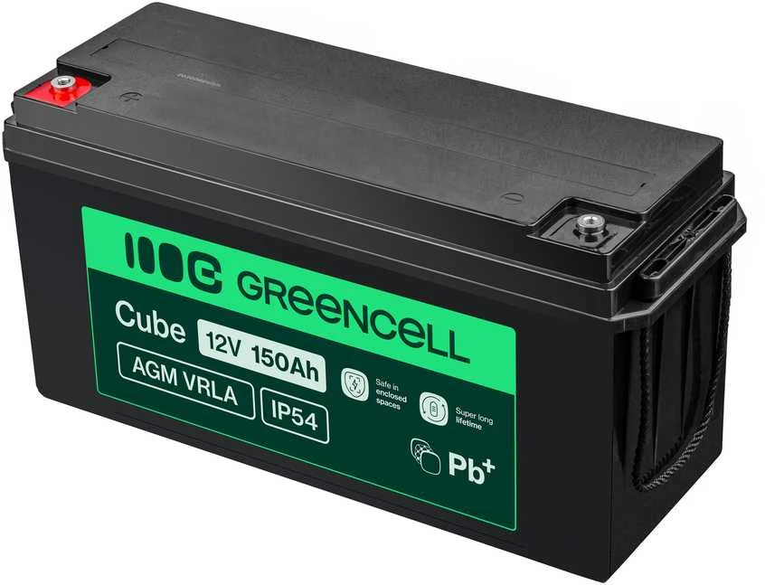 Green Cell Žalias Cell GREENCELL Baterija AGM 12V 150Ah