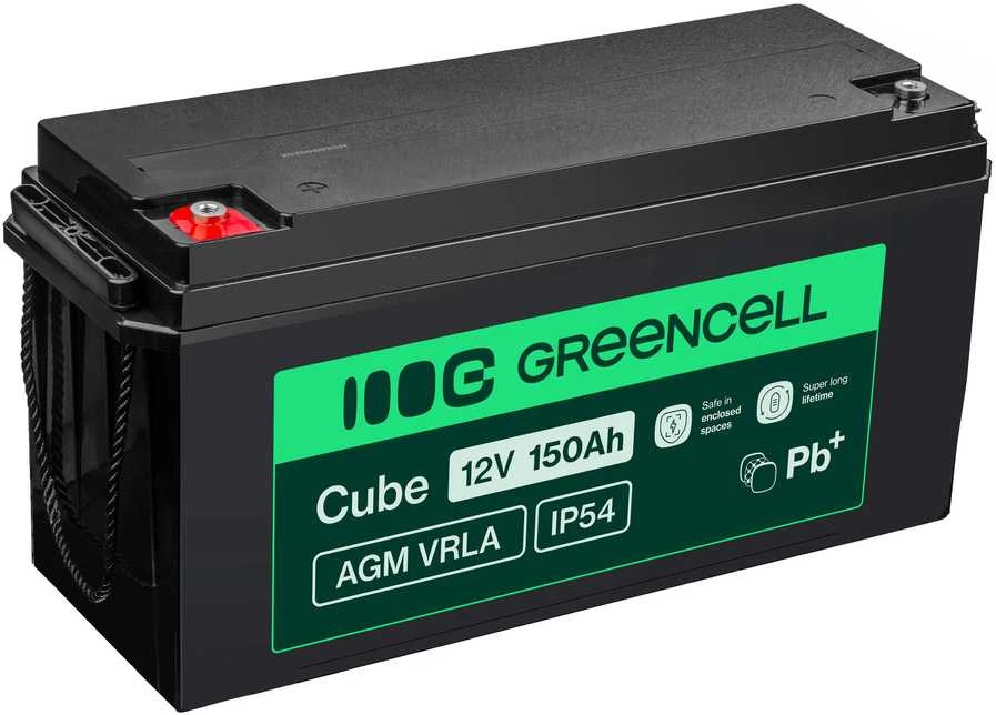 Green Cell Žalias Cell GREENCELL Baterija AGM 12V 150Ah