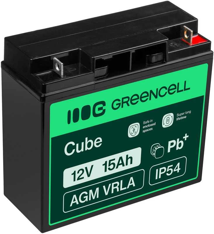 Green Cell Žalias Cell Žalias Cell akumuliatorius AGM 12V 15Ah