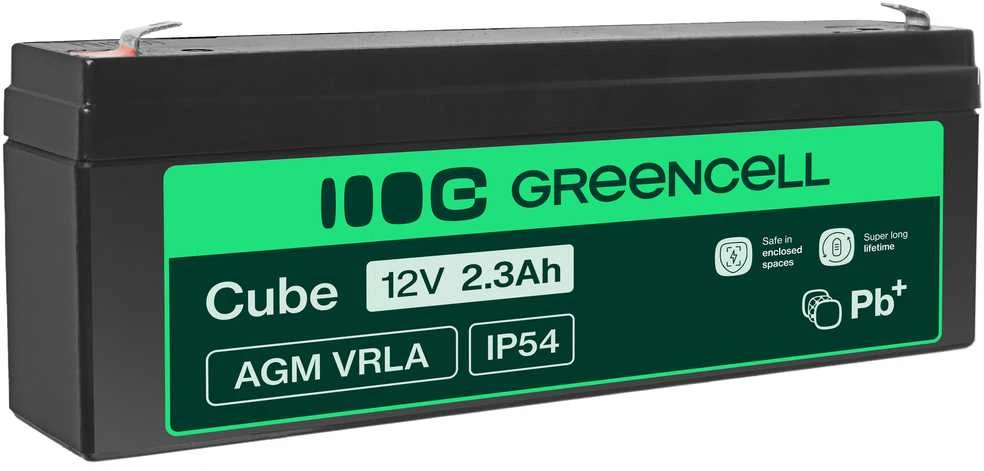 Green Cell Žalias Cell Žalias CELL Baterija AGM 12V 2,3 Ah