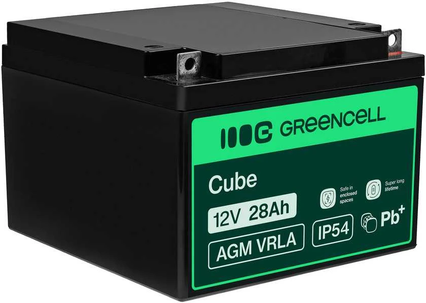 Green Cell Žalias Cell Žalias Cell ® akumuliatorius AGM VRLA 12V 26Ah