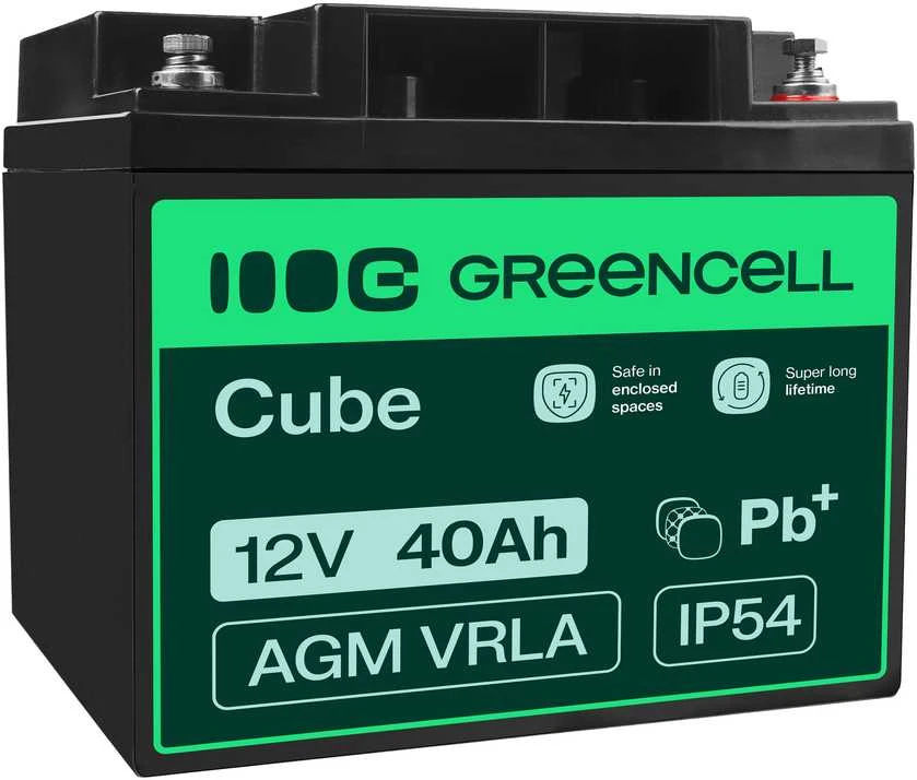 Akumuliatorius Green Cell AGM VRLA 12V 40Ah