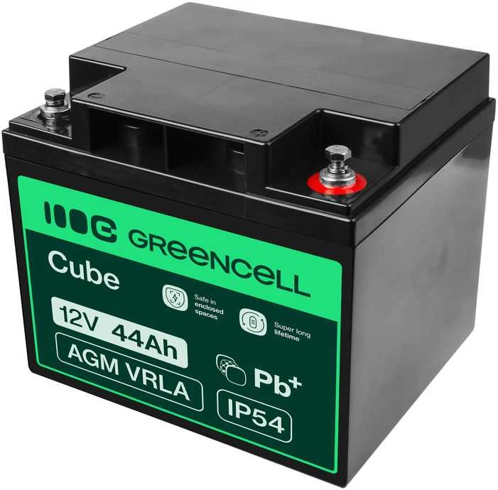 Green Cell Žalias Cell Žalias Cell AGM akumuliatorius 12V 44Ah