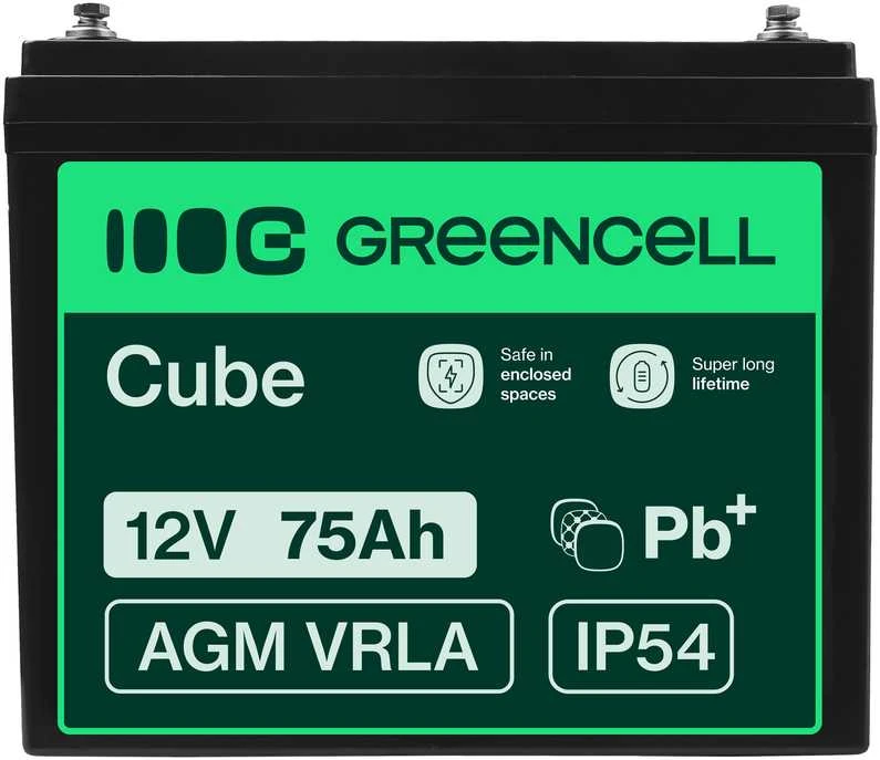 Žalias Cell Žalias Cell AGM akumuliatorius 12V 75Ah