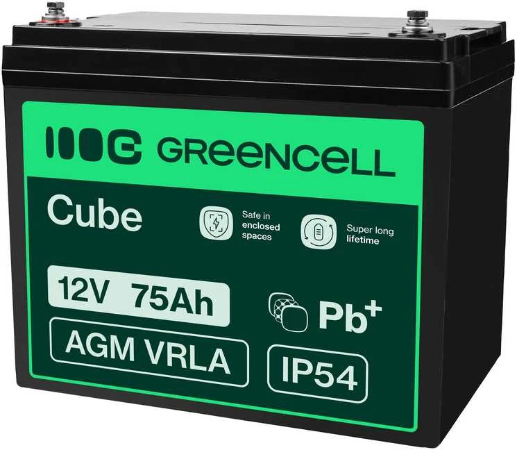 Žalias Cell Žalias Cell AGM akumuliatorius 12V 75Ah