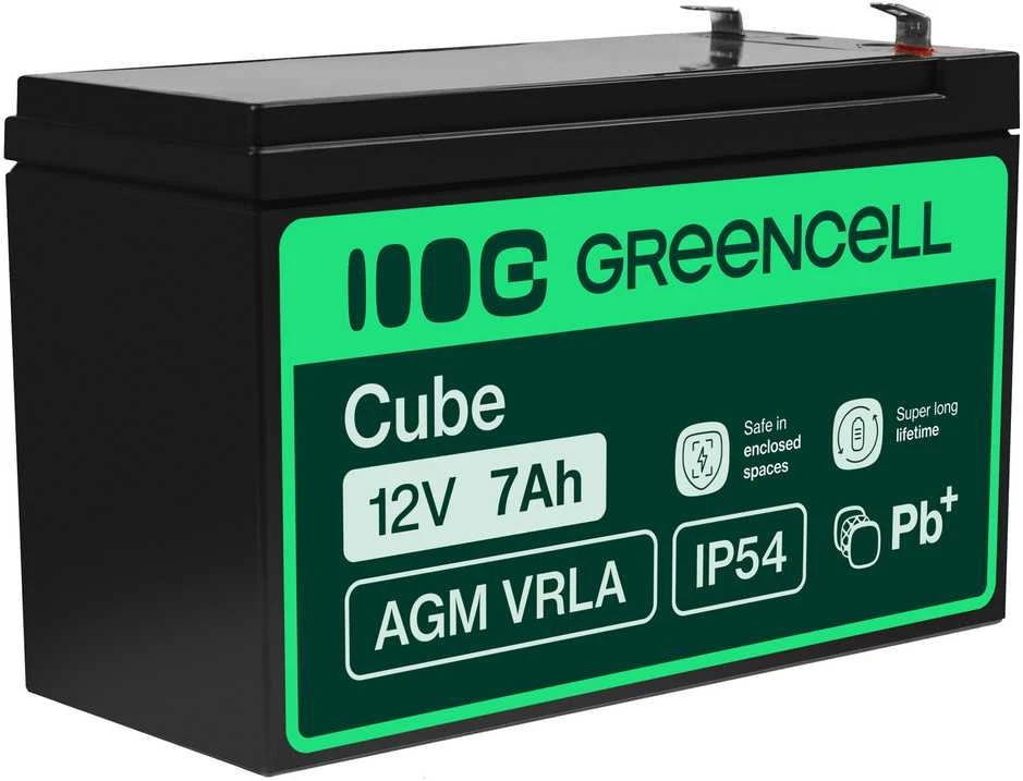 Žalias Cell Žalias CELL Baterija AGM 12V7AH