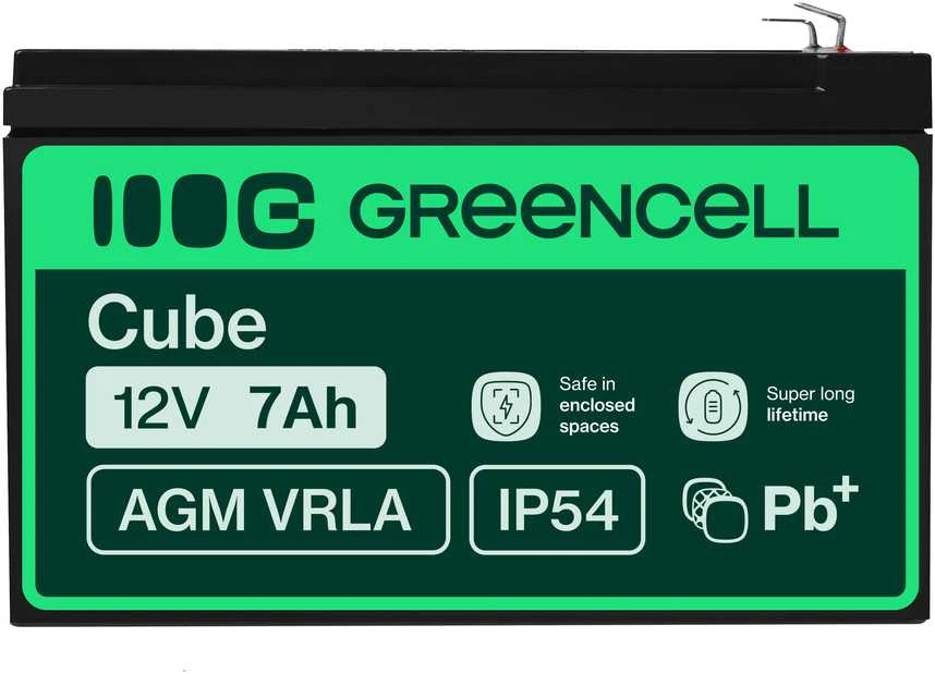 Žalias Cell Žalias CELL Baterija AGM 12V7AH