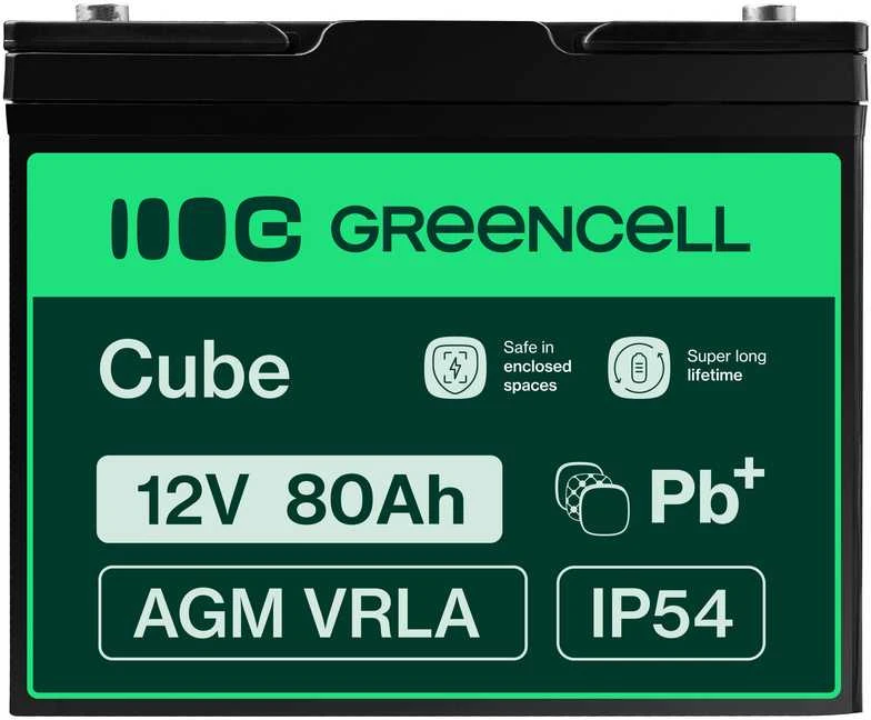 Green Cell Žalias Cell AGM GEL baterija 6V 1.2Ah švino baterija Žalias Cell signalizacijos sistemoms ir žaislams
