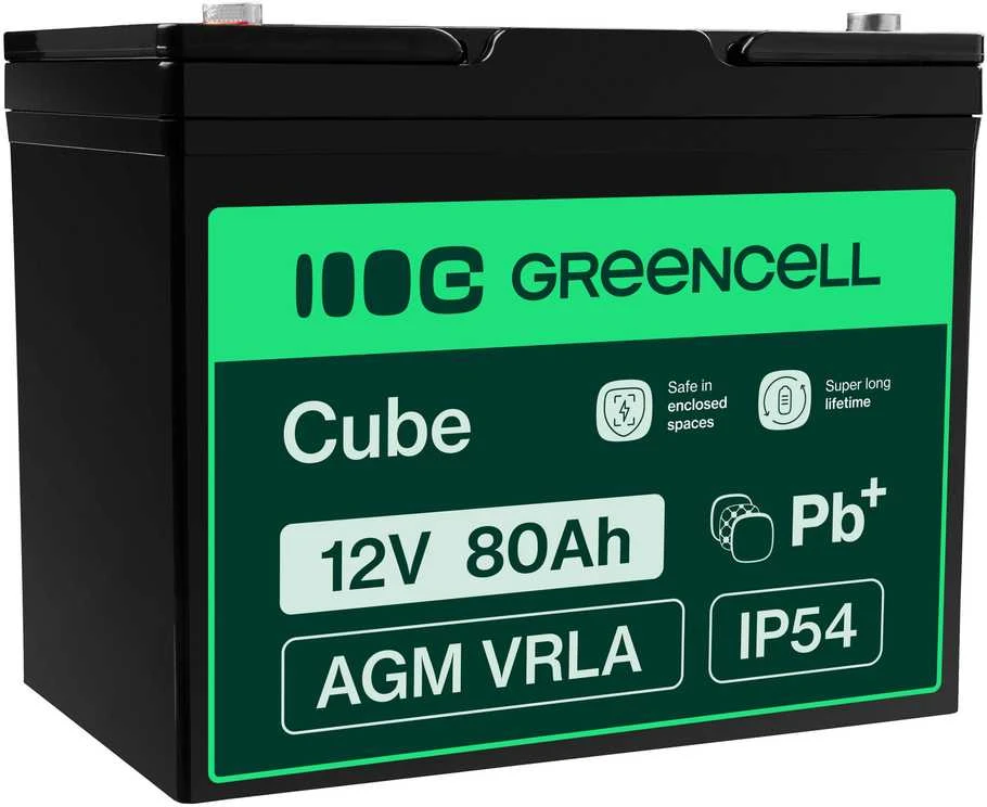 Green Cell Žalias Cell AGM GEL baterija 6V 1.2Ah švino baterija Žalias Cell signalizacijos sistemoms ir žaislams