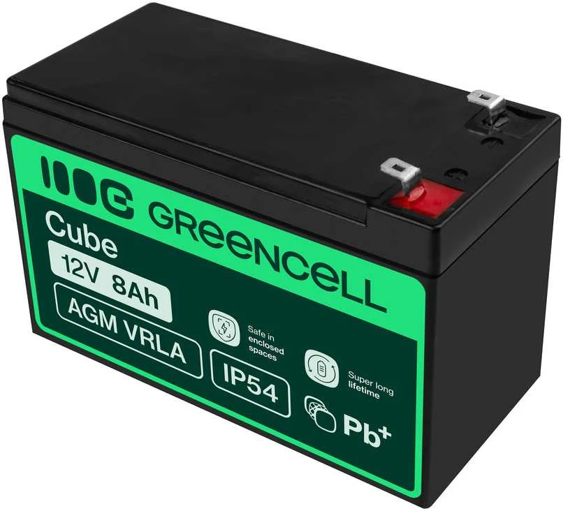 Green Cell® AGM 12V 8Ah VRLA akumuliatorius (AGM46)