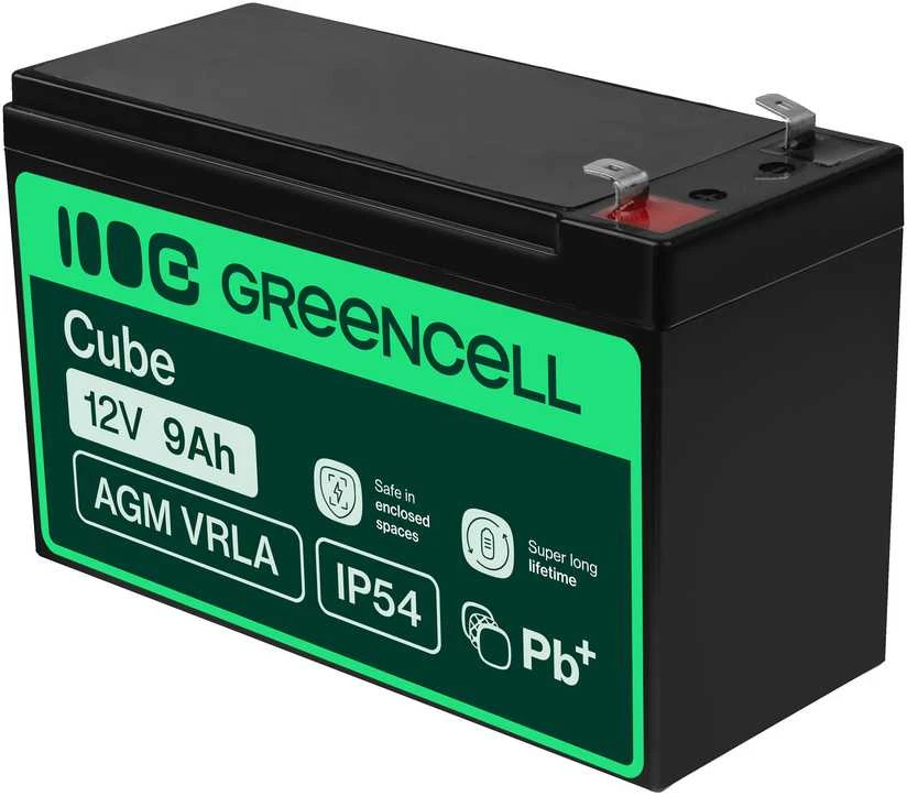 Green Cell „Žalias Cell“ GREENCELL AGM baterija 12V9AH
