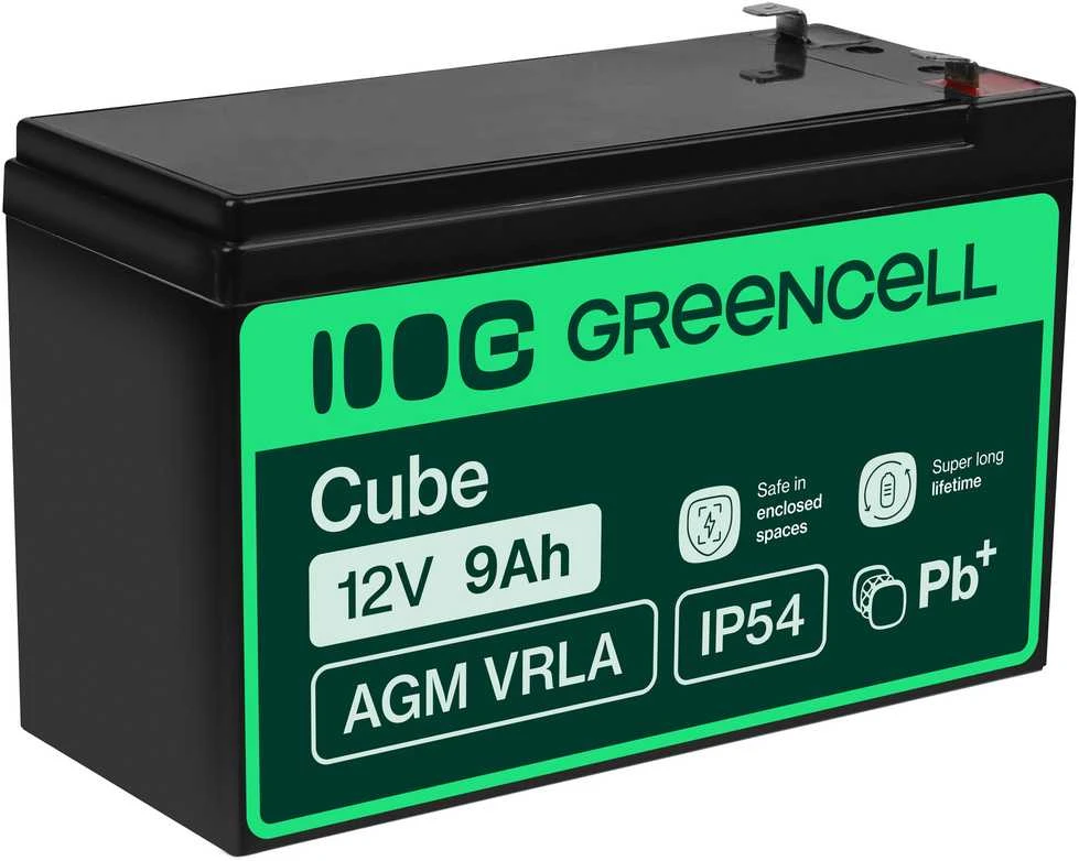 Green Cell „Žalias Cell“ GREENCELL AGM baterija 12V9AH