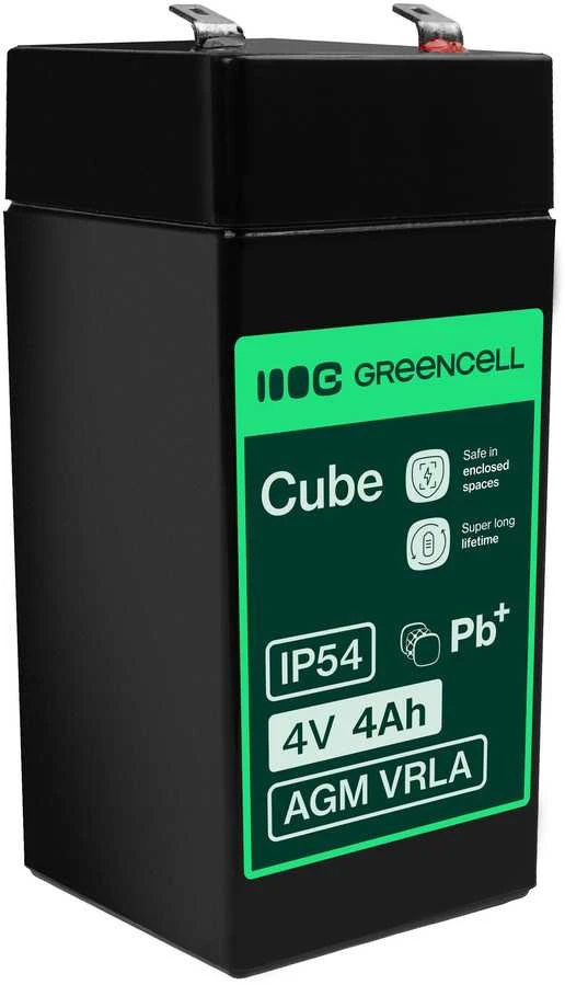 Green Cell Žalias Cell Žalias Cell AGM VRLA akumuliatorius 4V 4.5Ah