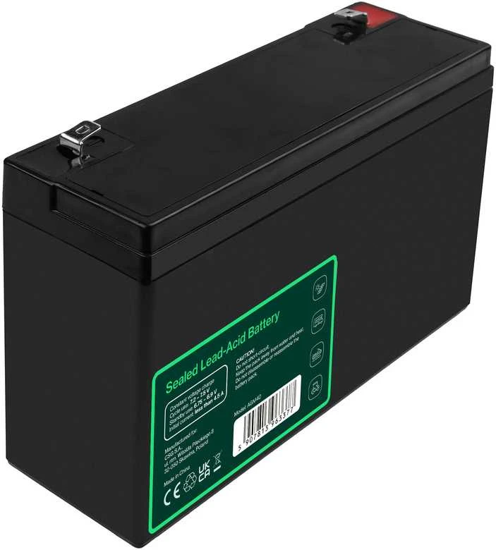 Žalias Cell GREENCELL baterija AGM VRLA 6V 15Ah
