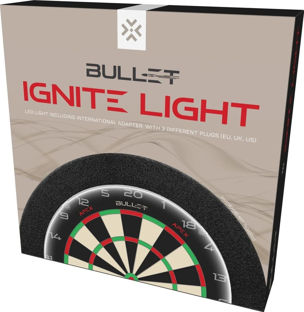 ACM Smiginio taikinio apvadas su LED apšvietimu Bullet Ignite, 80 LED, 1 800 lm