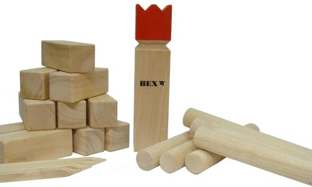 Bex Sport Lauko žaidimas Bex Kubb Original, raudonas karalius