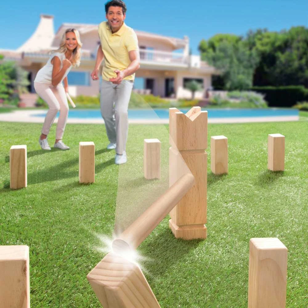 Bex Sport Lauko žaidimas Bex Kubb Original, raudonas karalius