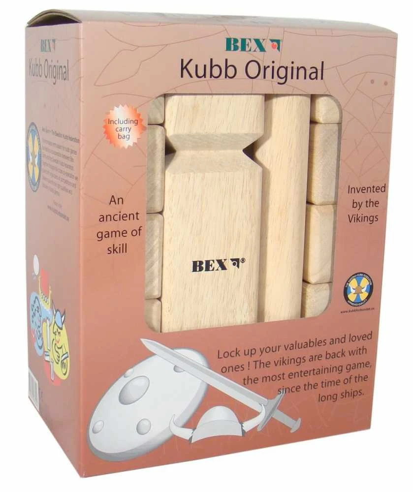Bex Sport Lauko žaidimas Bex Kubb Original, raudonas karalius