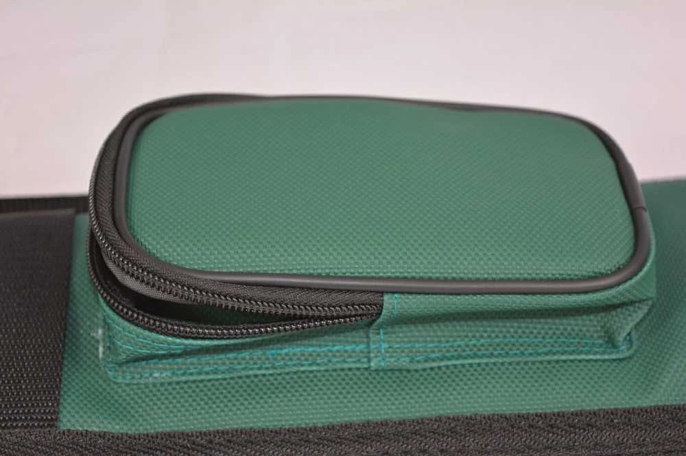 Biliardo lazdos dėklas Luxury tamsiai žalias (rusiško biliardo lazdai)