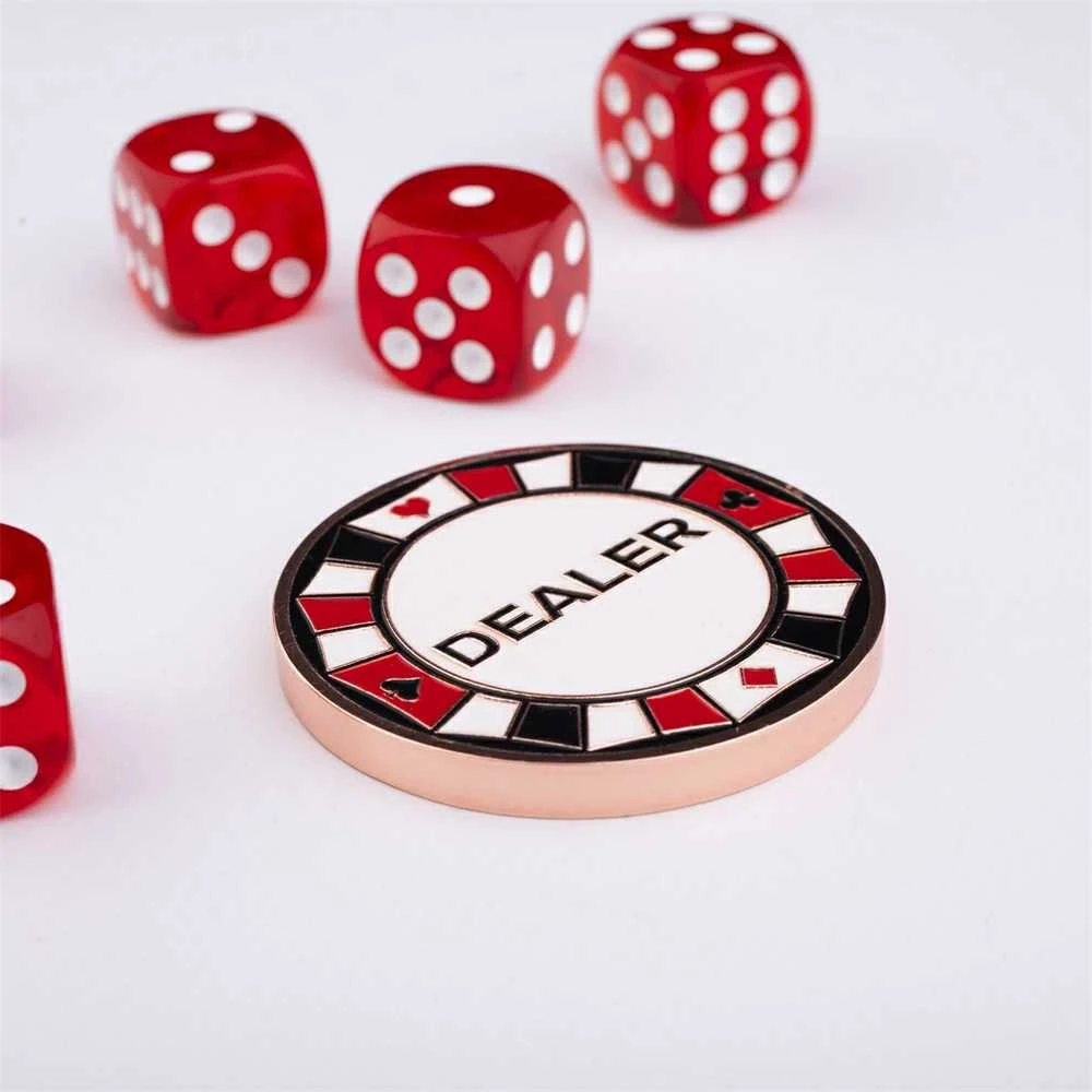 Engelhart Pokerio rinkinys juodame dėkle 500 žetonų, 14g