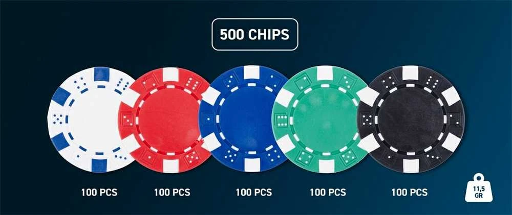 Engelhart Pokerio rinkinys 500 vnt.