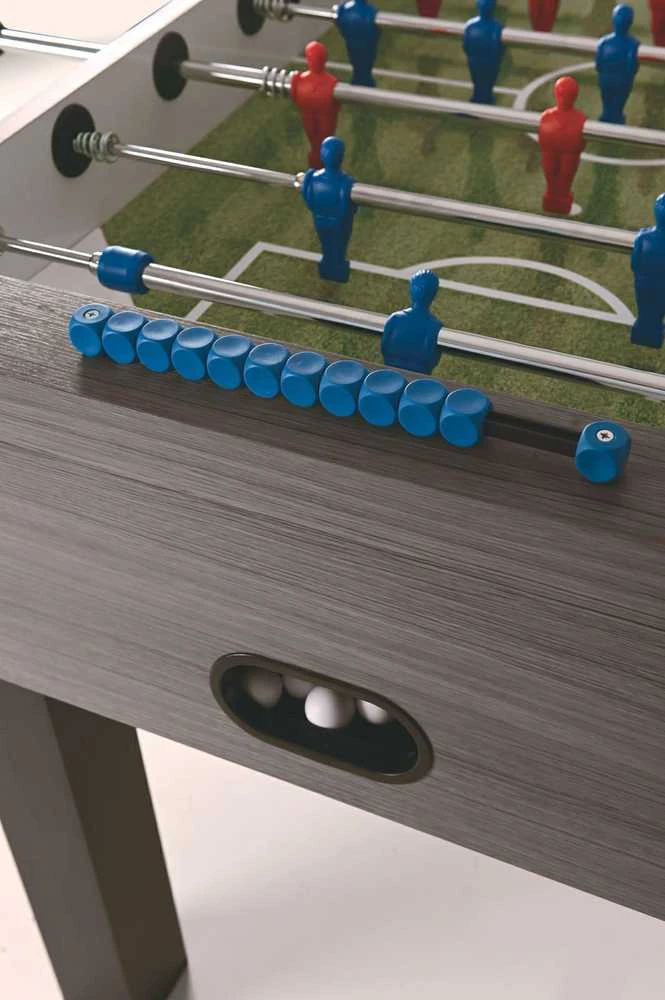 Futbolo stalas Garlando F-100, pilkas ąžuolas, vientisi strypai (00)