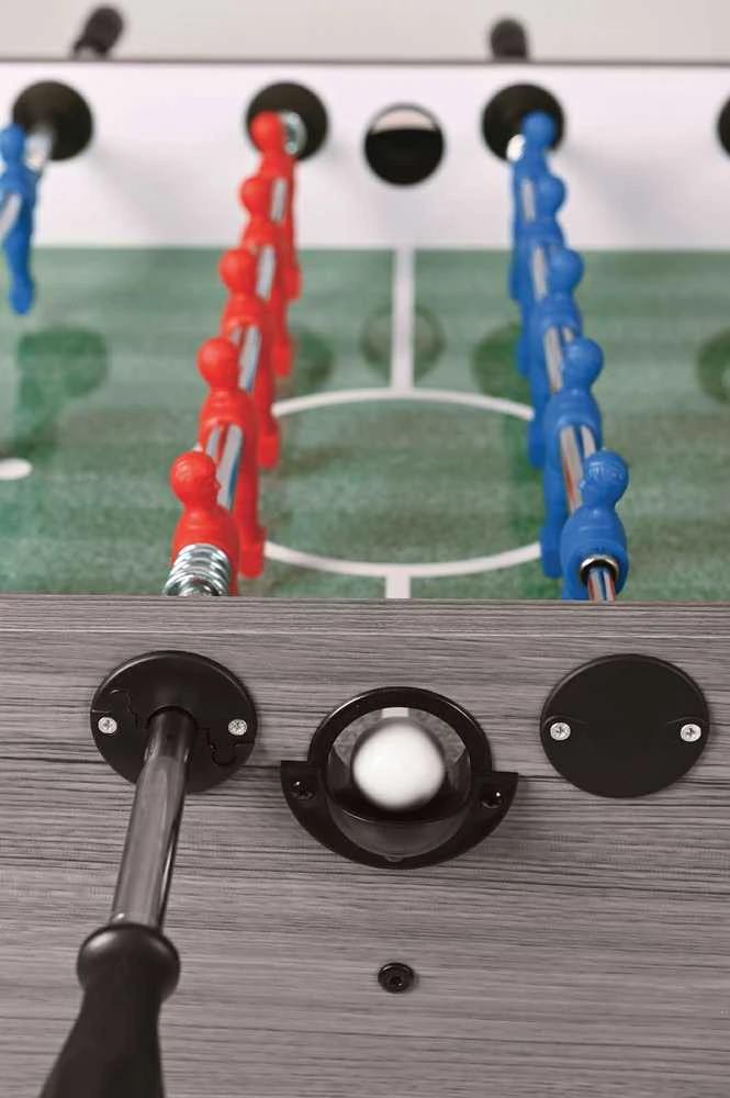 Futbolo stalas Garlando F-100, pilkas ąžuolas, vientisi strypai (00)