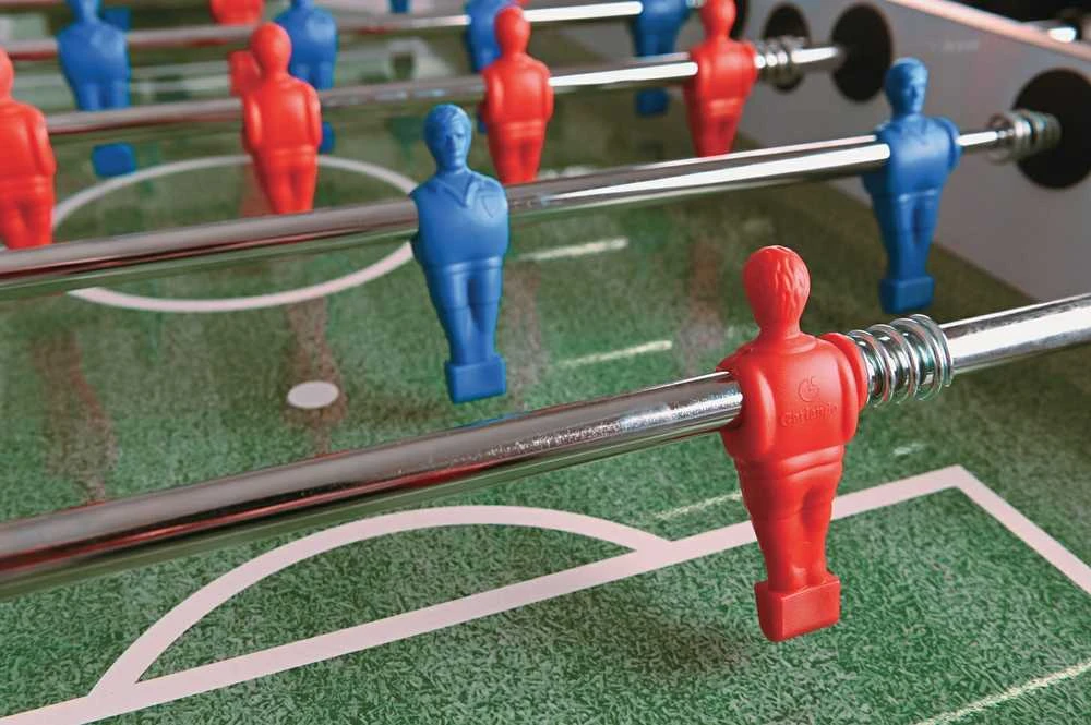Futbolo stalas Garlando F-100, pilkas ąžuolas, vientisi strypai (00)