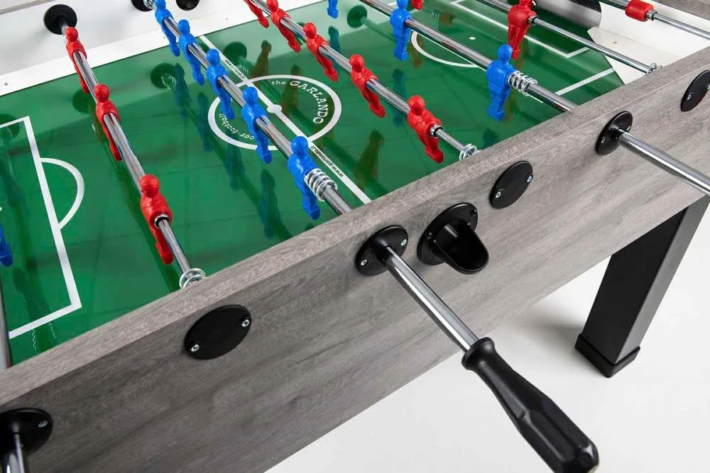Futbolo stalas Garlando G-500, vientisi strypai, pilkas ąžuolas
