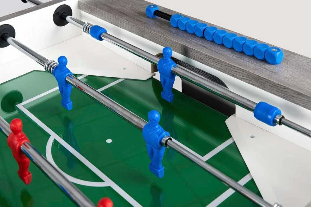 Futbolo stalas Garlando G-500, vientisi strypai, pilkas ąžuolas