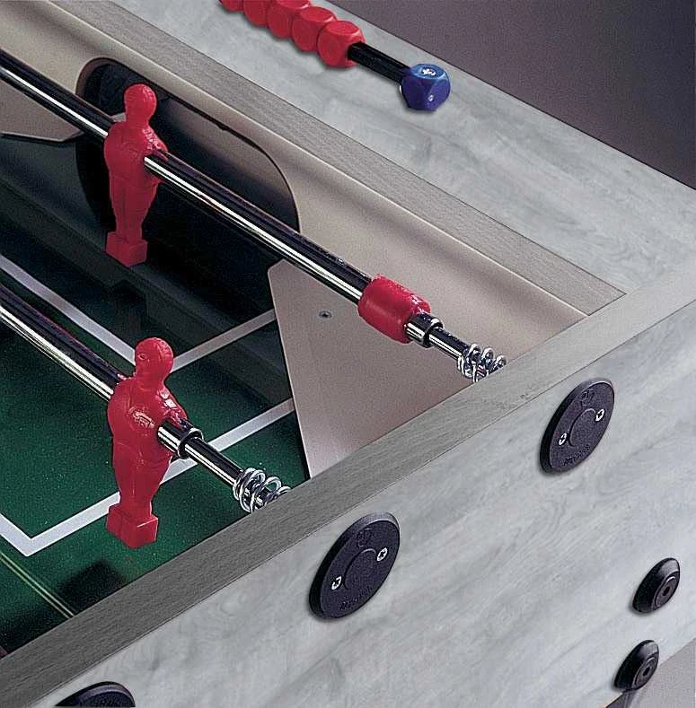 Futbolo stalas Garlando G-500, vientisi strypai, pilkas ąžuolas