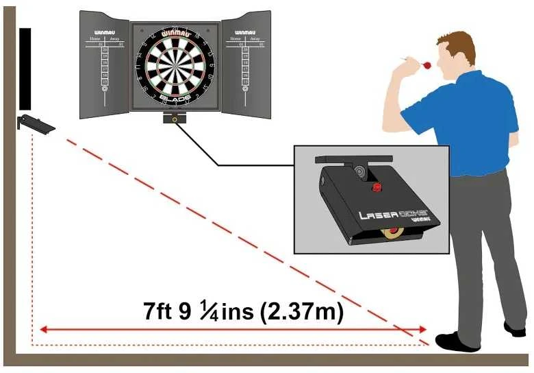 Lazerinė smiginio metimo linija Winmau