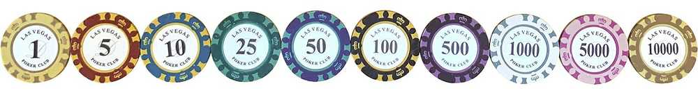Pokerio rinkinys DLX 500 žetonų 14g su vertėmis