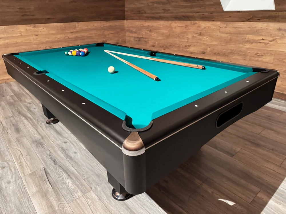 Pulo stalas Bilaro Eliminator II 7 pėdų, juodos spalvos