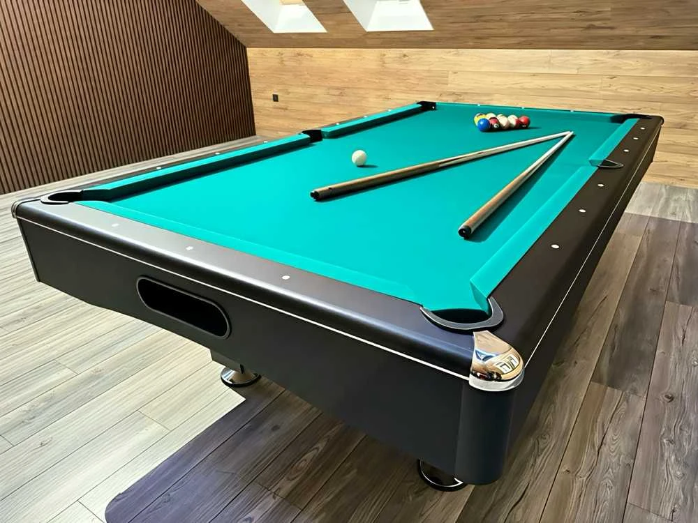 Pulo stalas Bilaro Eliminator II 8 pėdų, juodos spalvos