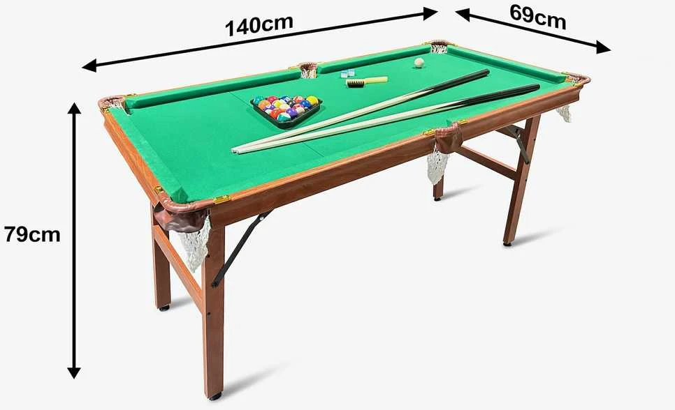 Pulo stalas Bilaro Floper 5 pėdų (140x69cm) su komplektacija