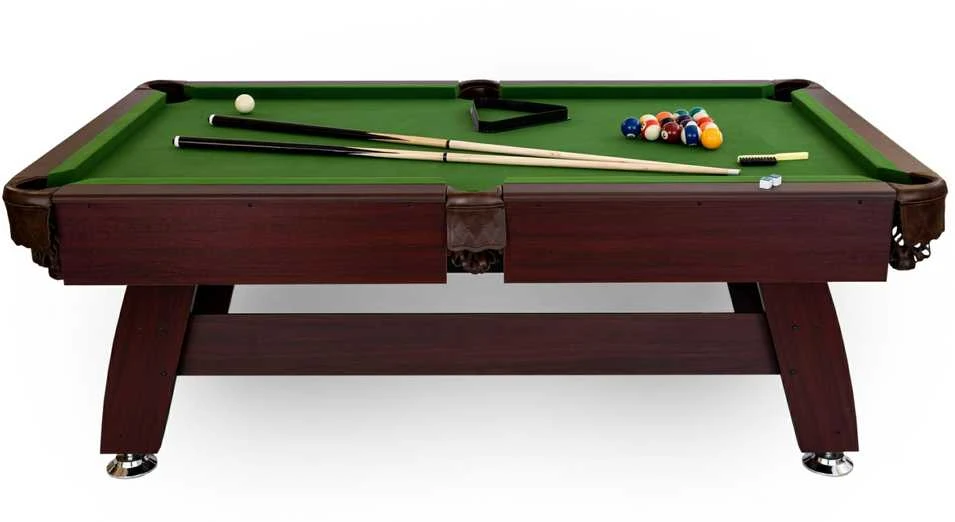 Pulo stalas Bilaro Q15 8 pėdų (242x131cm) žalias audinys su komplektacija