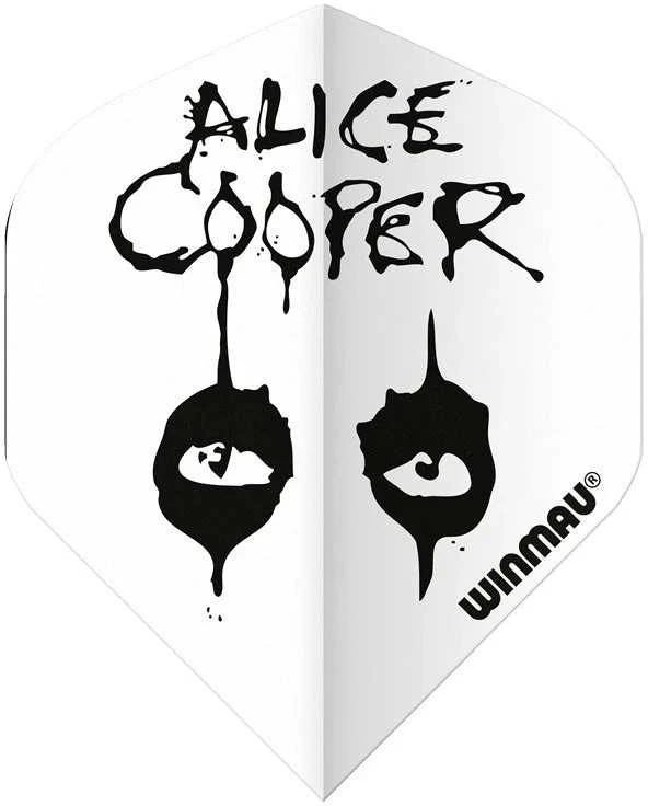 Smiginio strėlyčių sparneliai Winmau Alice Cooper Baltas