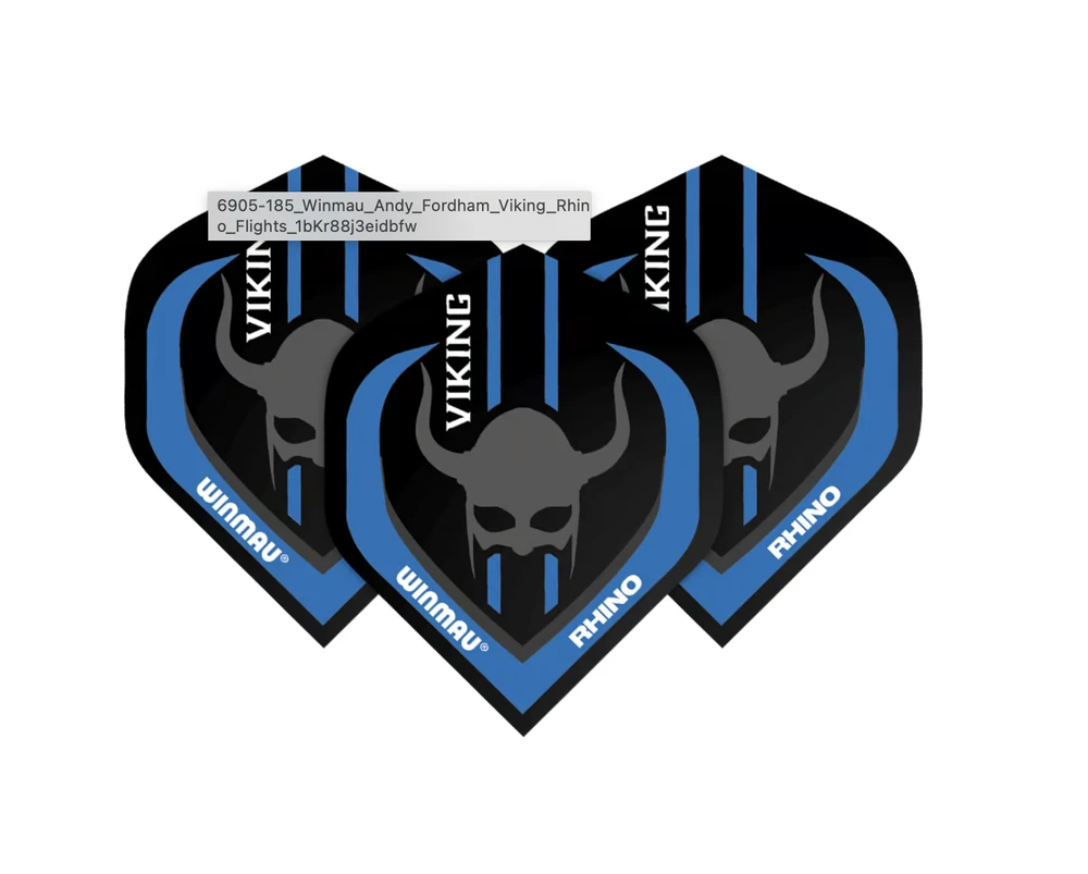 Smiginio strėlyčių sparneliai Winmau Andy Fordham Viking Rhino