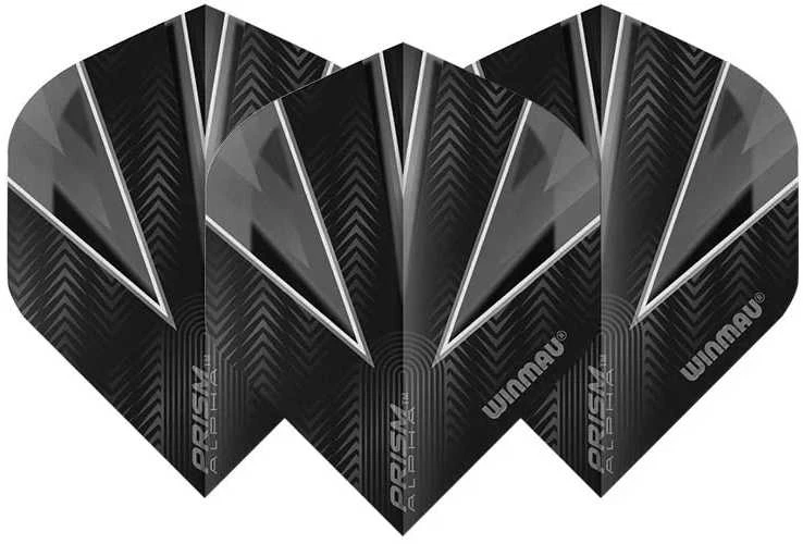 Smiginio strėlyčių sparneliai Winmau Prism Alpha Pilkas