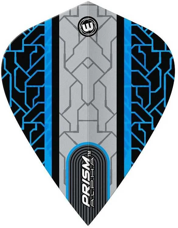 Smiginio strėlyčių sparneliai Winmau Prism Alpha Juodas / Mėlyna Standard