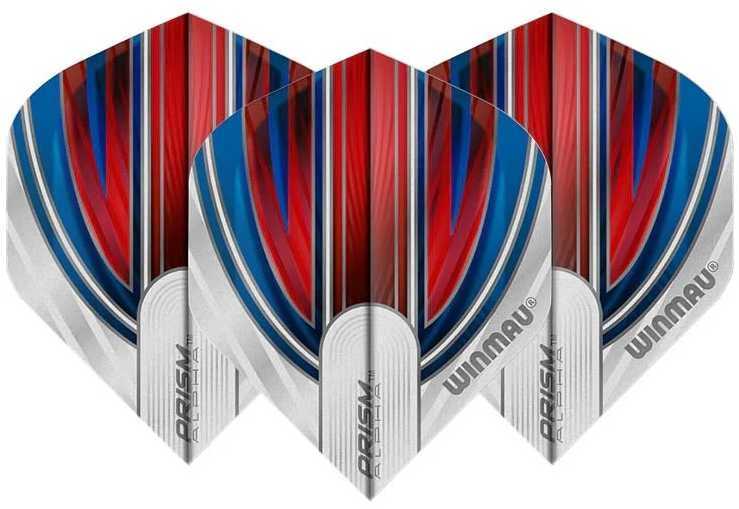 Smiginio strėlyčių sparneliai Winmau Prism Alpha Raudona / Mėlyna
