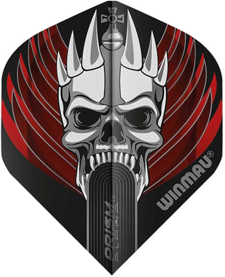 Smiginio strėlyčių sparneliai Winmau Prism Alpha Skull