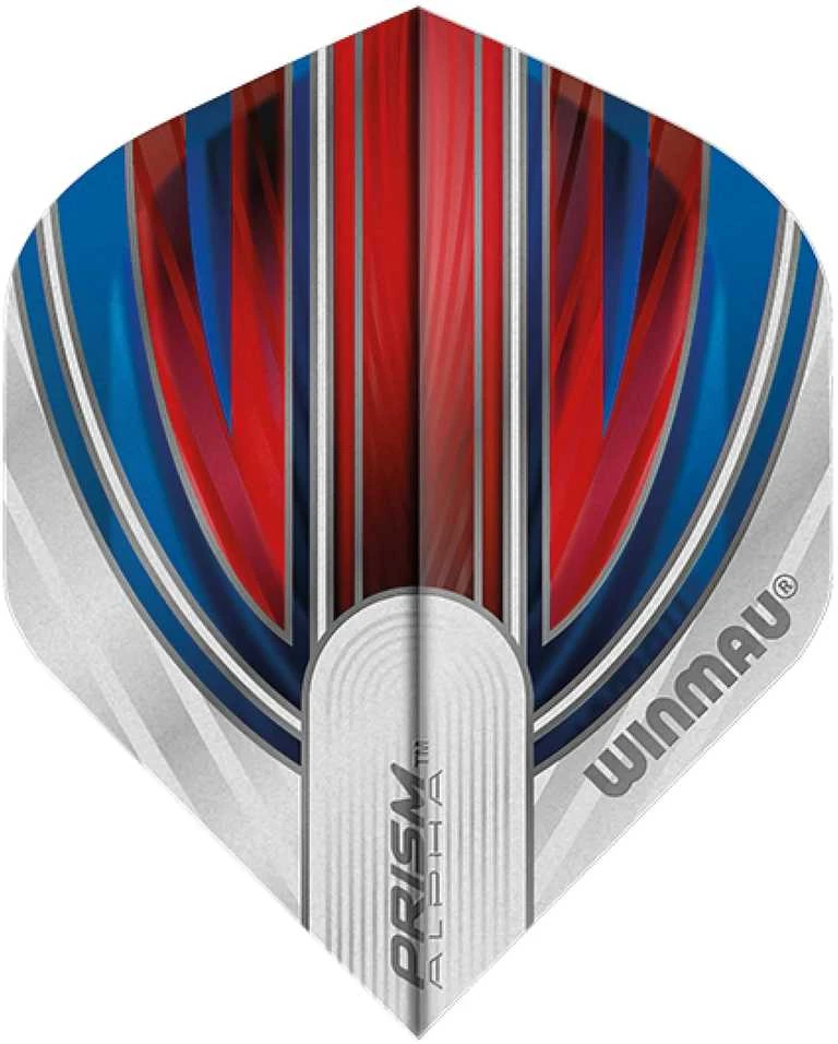 Smiginio strėlyčių sparneliai Winmau Prism Alpha Raudona / Mėlyna