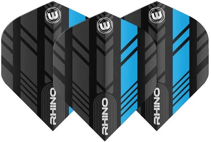 Smiginio strėlyčių sparneliai Winmau Rhino Juodas and Mėlyna