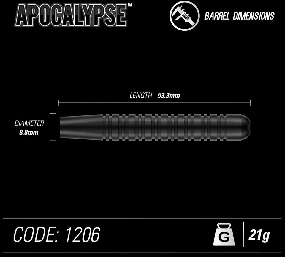 Smiginio strėlytės Winmau Apocalypse, 20 g