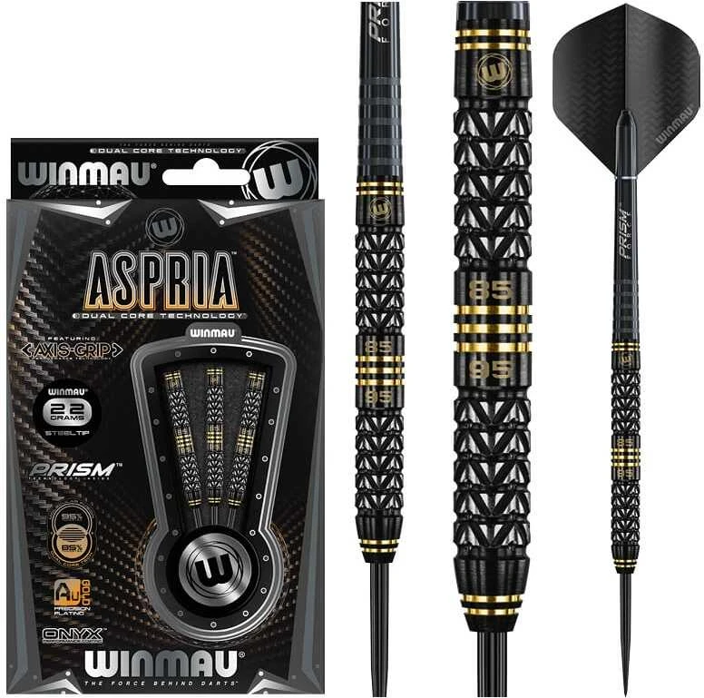 Smiginio strėlytės Winmau Aspria 95/85% Dual Core, Steel Tip, 24g