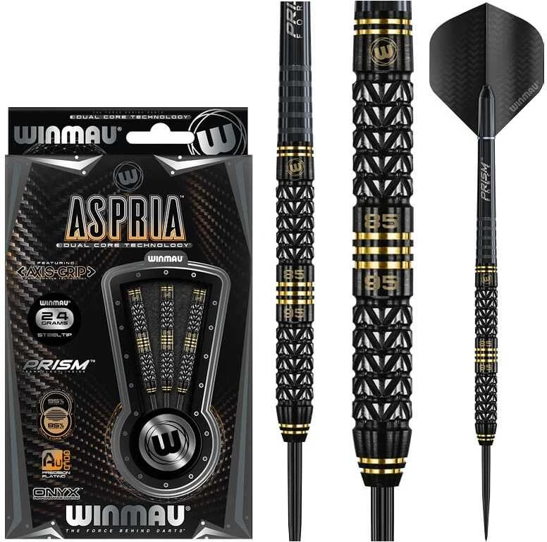Smiginio strėlytės Winmau Aspria 95/85% Dual Core, Steel Tip, 24g