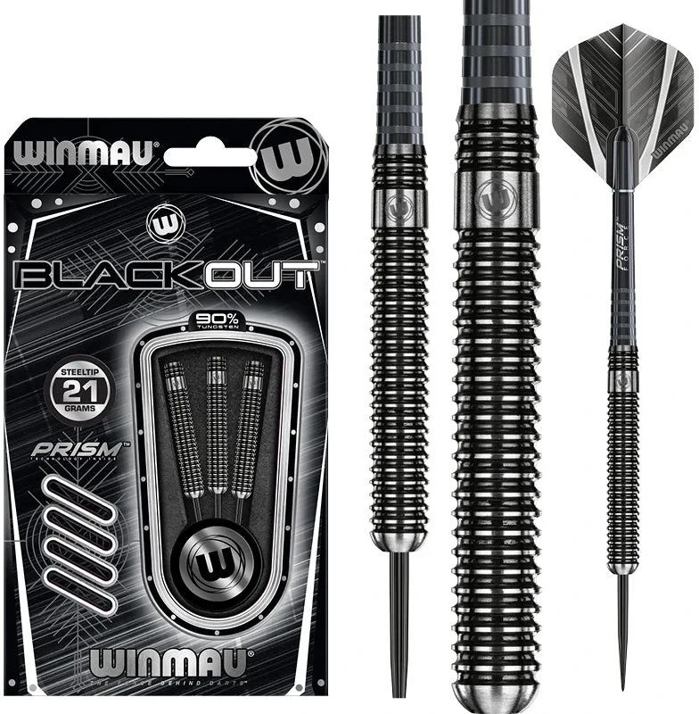 Smiginio strėlytės Winmau Blackout 1, 22 g, 90 % volframo
